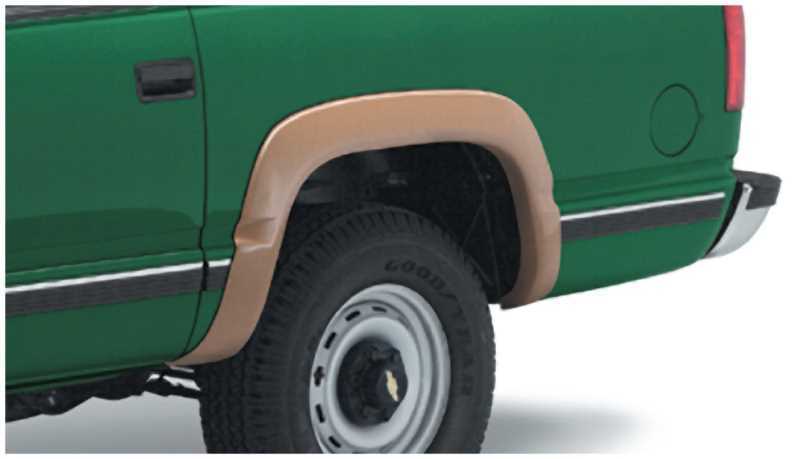 Bushwacker OE-Style Fender Flares 40028-01 Flares, OE Style, Rear, Black, Dura-Flex Thermoplastic, Chevy, GMC, Pair