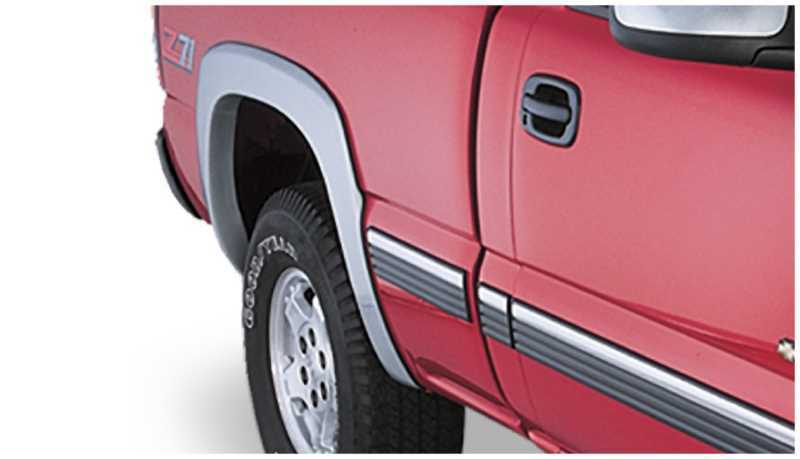 Bushwacker OE-Style Fender Flares 40034-02 Flares, OE Style, Rear, Black, Dura-Flex Thermoplastic, Chevy, GMC, Pair