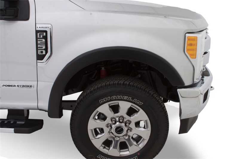 Bushwacker OE-Style Fender Flares 40145-02 Flares, OE-Style, Front, Black, Dura-Flex Thermoplastic, GMC, Pair thumbnail 2