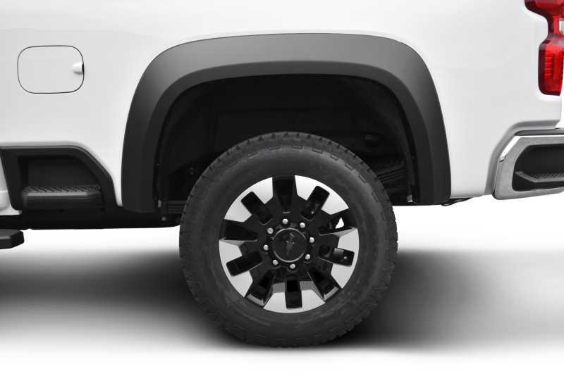 Bushwacker Extend-A-Fender Flares 40156-02 Fender Flares, Extend-A-Fender, Rear, Black, Dura-Flex Thermoplastic, Chevrolet, Pair thumbnail 2