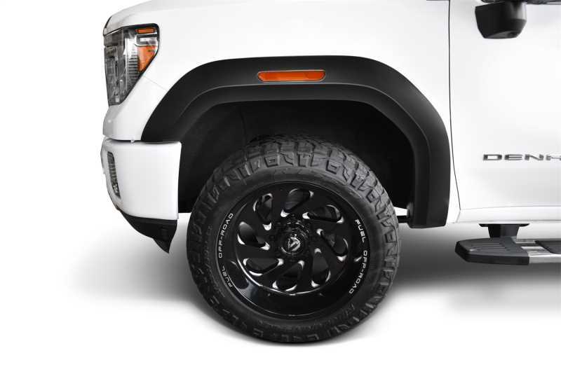 Bushwacker Extend-A-Fender Flares 40167-02 Fender Flares, Extend-A-Fender, Front, Matte Black, Dura-Flex Thermoplastic, GMC, Pair thumbnail 2