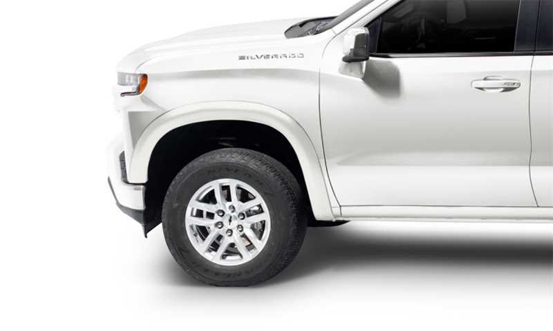 Bushwacker OE-Style Fender Flares 40930-14 Flares, OE-Style, Front and Rear, Summit White, Dura-Flex Thermoplastic, Chevy, Set of 4 thumbnail 4