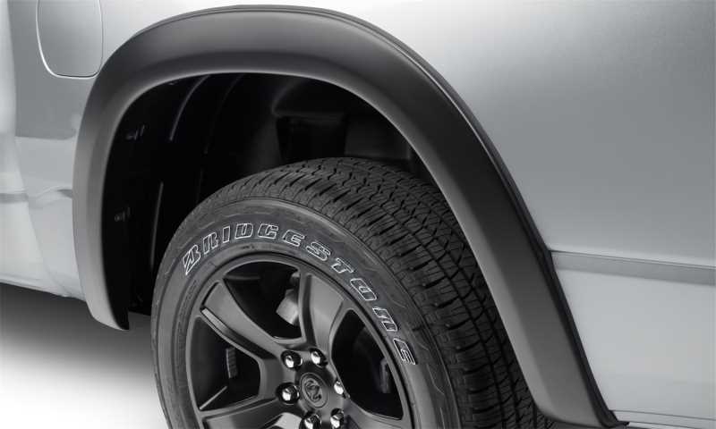 Bushwacker OE-Style Fender Flares 50062-02 Flares, OE-Style, Rear, Dura-Flex Thermoplastic, Black, 2.600 in. Flare Width, Ram, Pair thumbnail 2