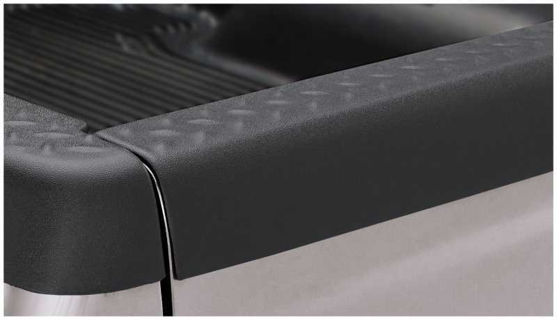 Bushwacker Tailgate Caps 59506 Cap, Plastic, Black, Diamond Plate Style, Dodge, Each thumbnail 2