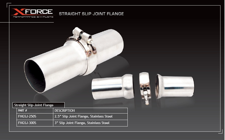 Xforce FNGSJ-300-S 3in Slip-Joint Flange, Stainless Steel