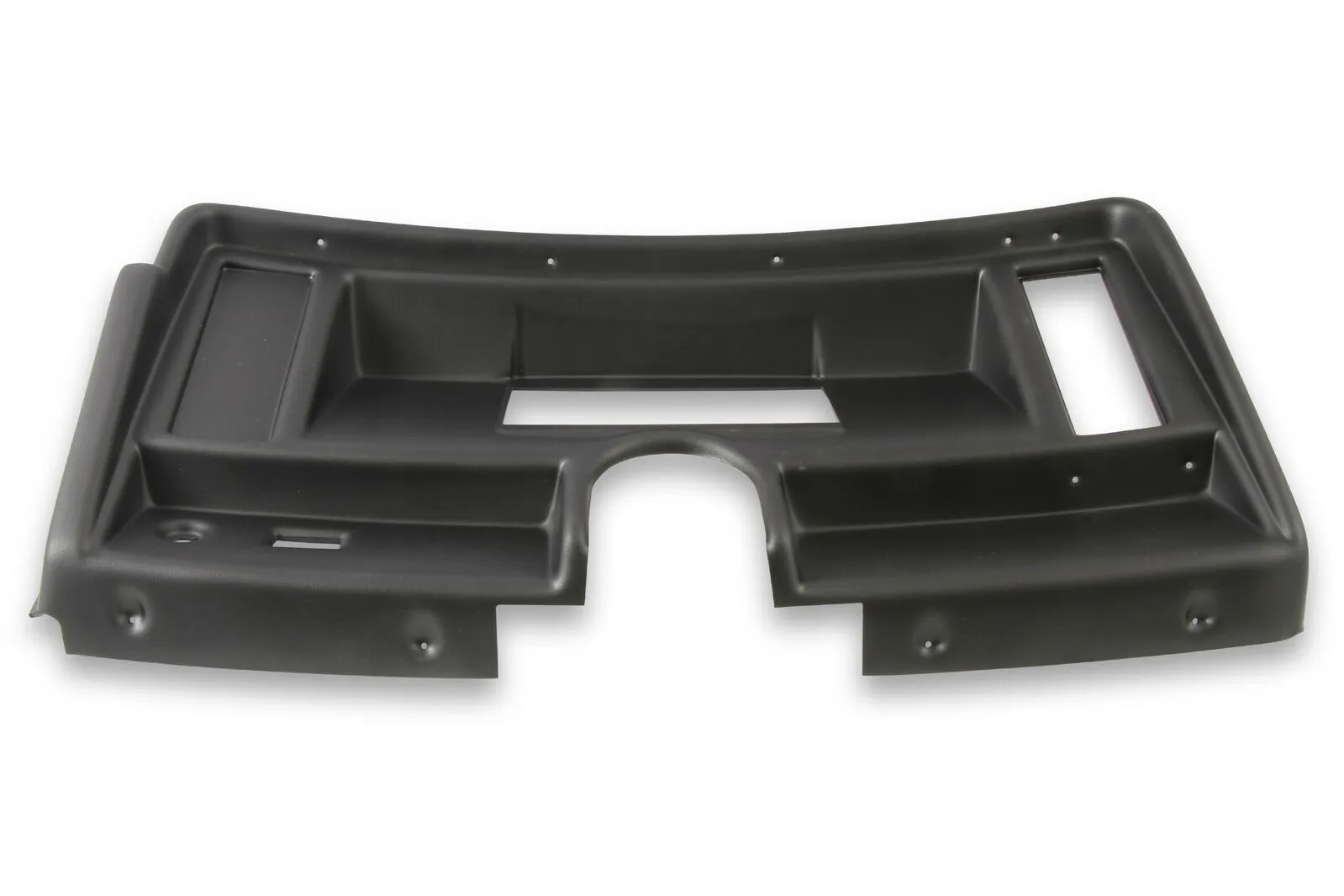 Holley EFI 6.86 in. Dash Bezels 553-387 Panels, EFI, Bezel, 5/32 Thick, ABS Material, Black Matte Finish, with Right Vent Only, Chevy, Nova, Each thumbnail 2