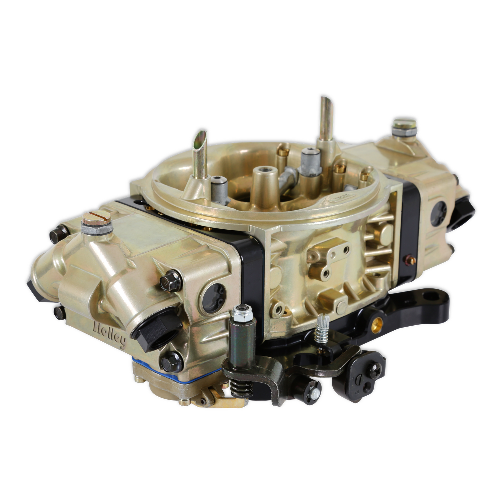 Holley 4150 Classic HP Carburetors 0-80535-2 Carburetors, Model 4150, HP, 750 cfm, Methanol, 4-barrel, Dominator Flange, Mechanical Secondaries, Gold, Down-leg Booster, 2-Circuit, Each thumbnail 8