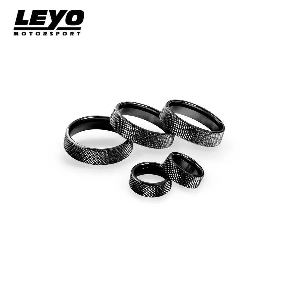 Golf R Engine Knob Leyo Motorsport L080-XPX Billet Aluminum Knobs 5PC (Golf GTI R MK7 13-19)