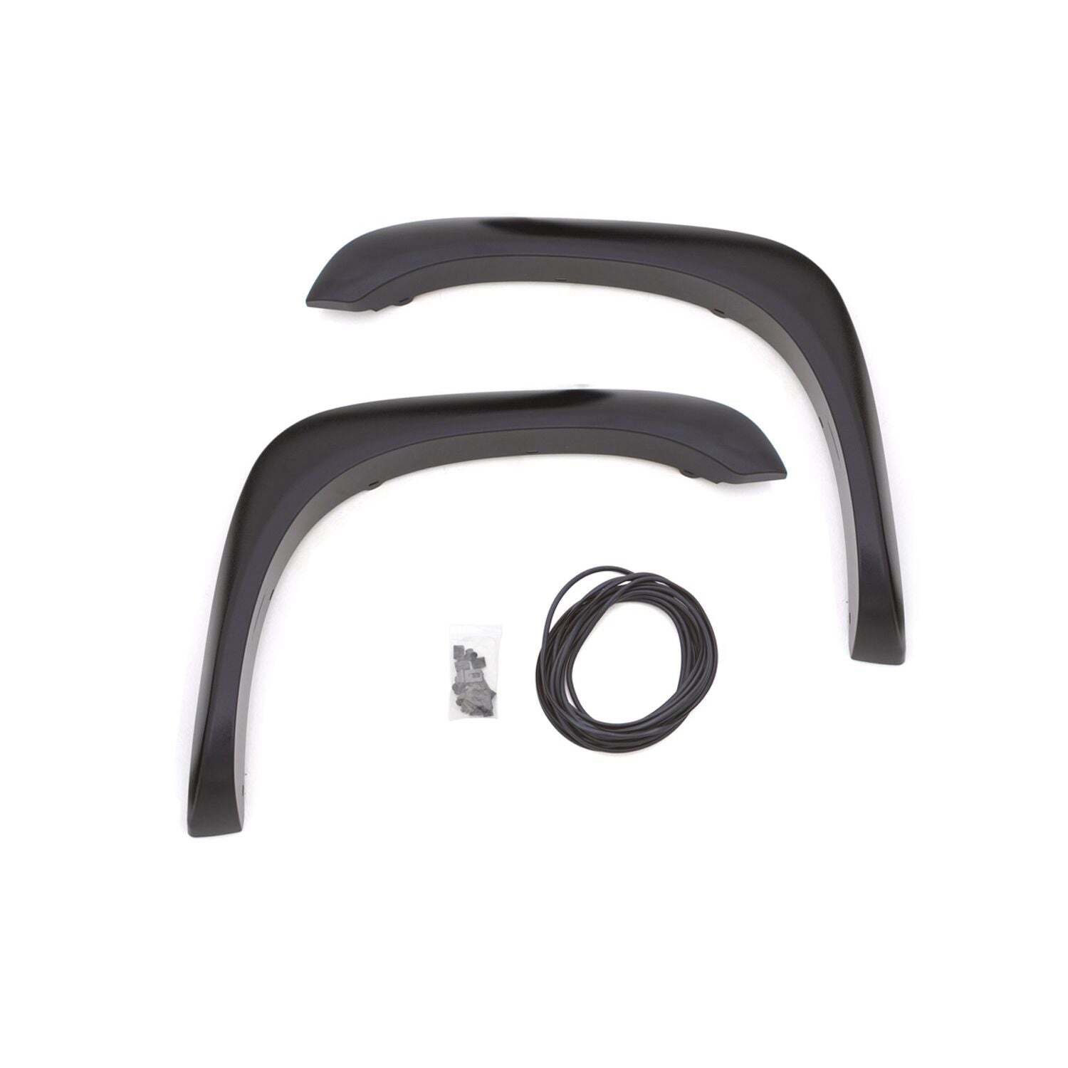 LUND Extra-Wide Style Fender Flares EX203TA Flares, Extra Wide, Thermoplastic, Textured Black, Dodge, Front, Pair thumbnail 7