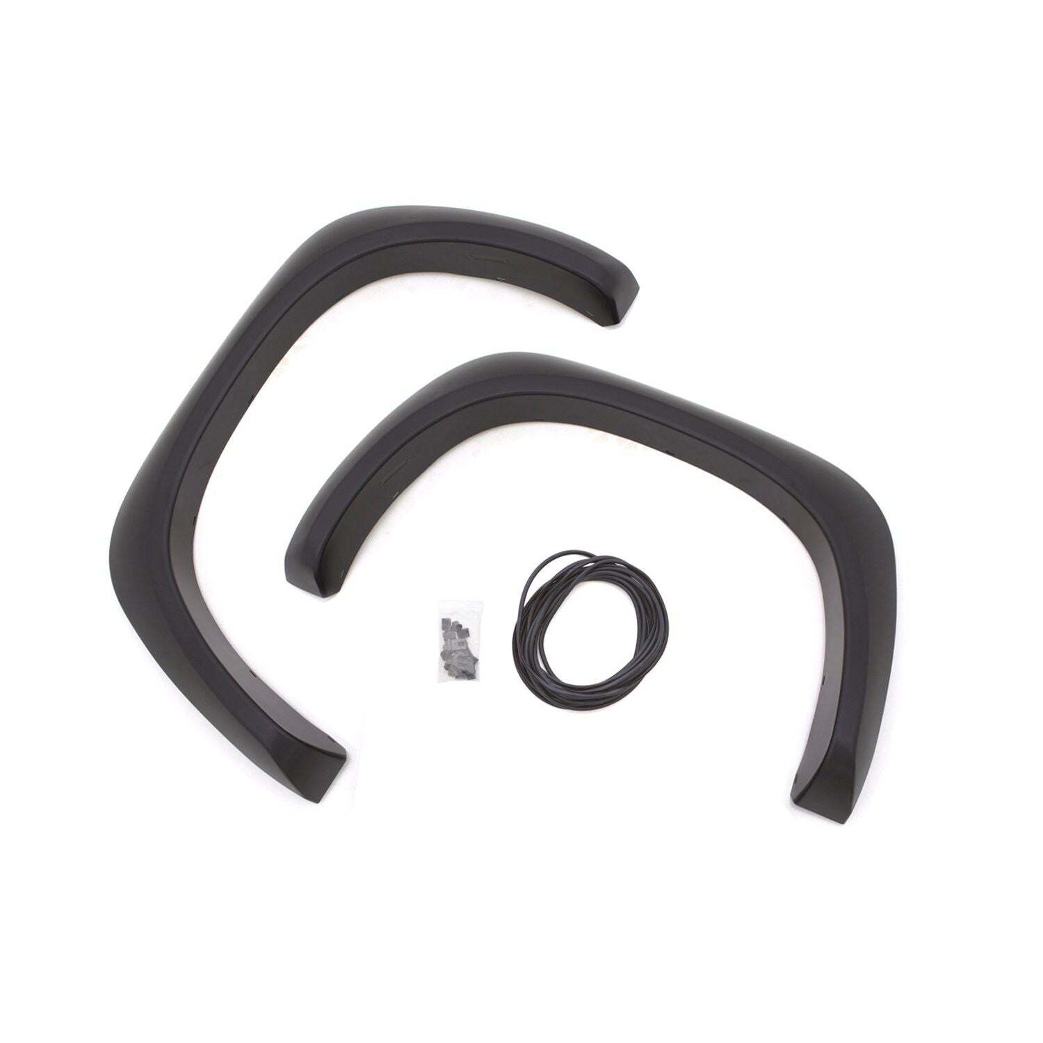 LUND Extra-Wide Style Fender Flares EX203TB Flares, Extra Wide, Thermoplastic, Textured Black, Dodge, Rear, Pair thumbnail 4