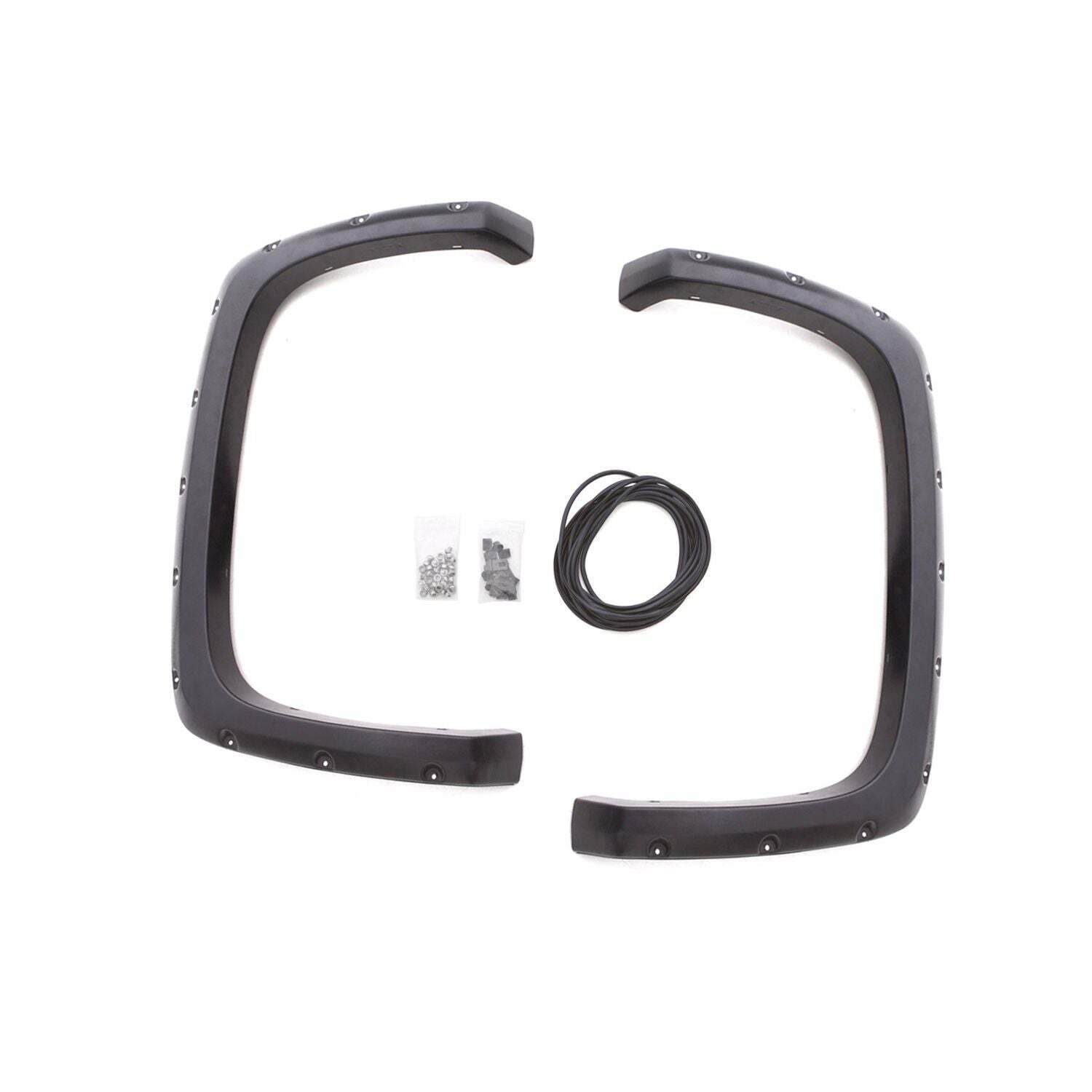 LUND RX-Rivet Style Fender Flares RX106TB Flares, Style, Thermoplastic, Textured Black, Chevy, Rear, Pair thumbnail 5