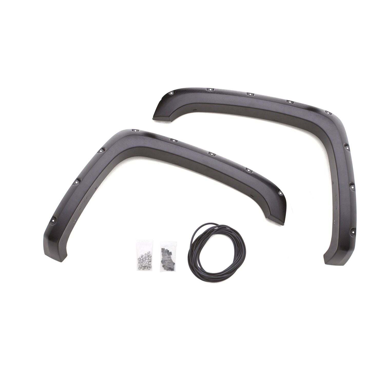 LUND RX-Rivet Style Fender Flares RX109TA Flares, Style, Thermoplastic, Textured Black, GMC, Front, Pair thumbnail 5
