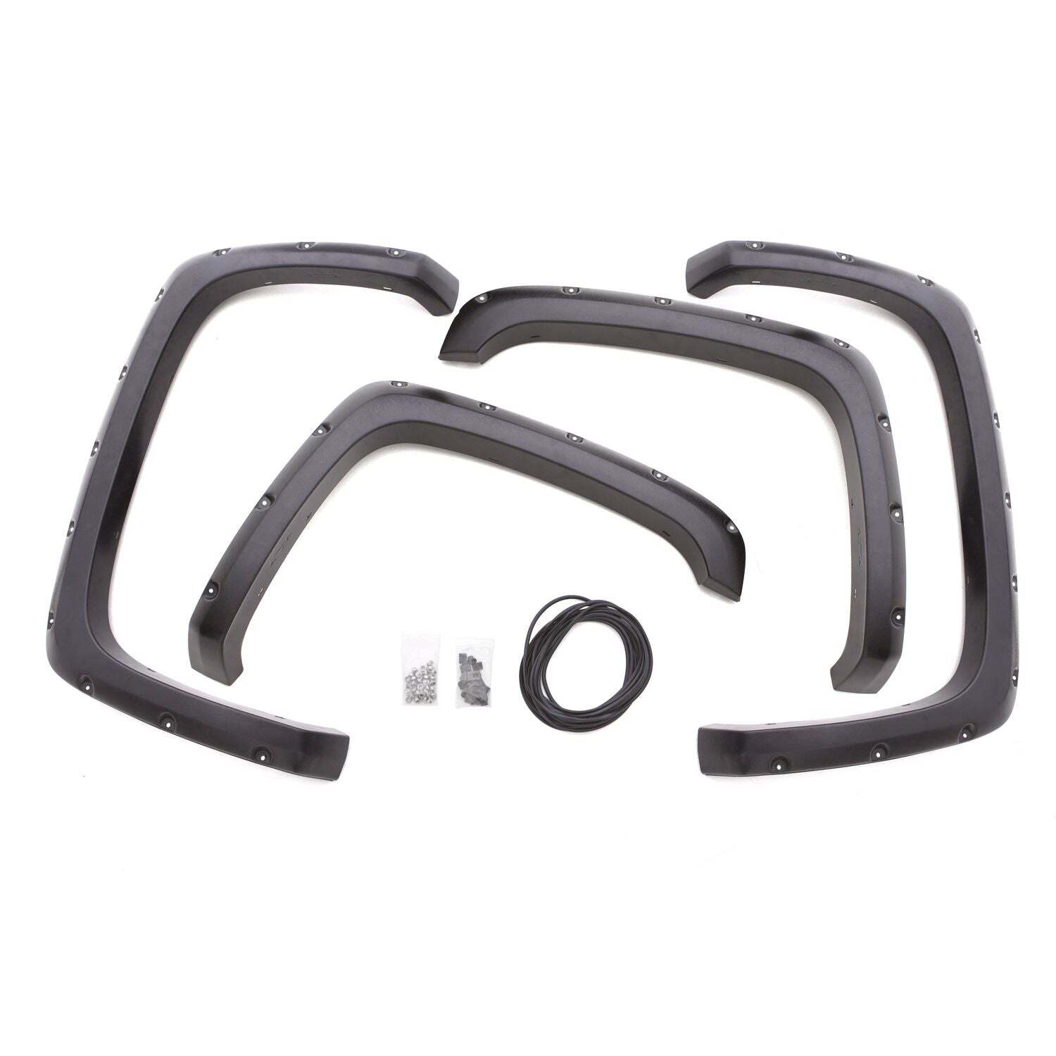 LUND RX-Rivet Style Fender Flares RX140T Flares, Style, Thermoplastic, Black, Textured, 2.50 in. Width, Chevy, Front and Rear, Set of 4 thumbnail 3