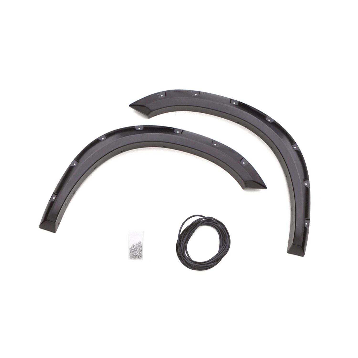 LUND RX-Rivet Style Fender Flares for 2003-2009 RAM 3500, 2500, 2002-2008 1500 - RX203TA Flares, Thermoplastic, Black, Textured, 2.250 in. Width, Dodge, Front, Pair thumbnail 5