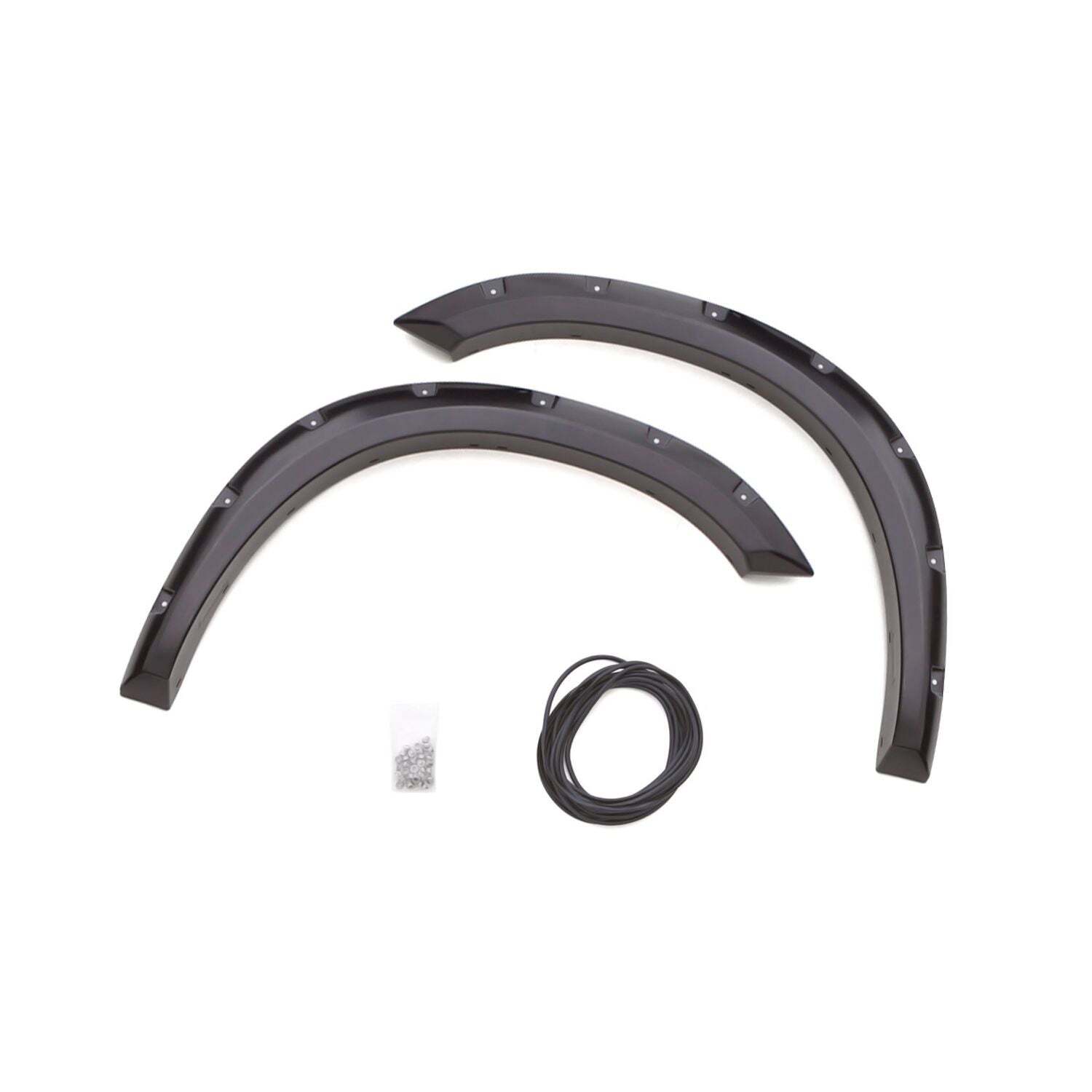 LUND RX-Rivet Style Fender Flares RX204SA Flares, Thermoplastic, Black, Smooth, 2.000 in. Width, Dodge, Ram, Front, Pair thumbnail 5