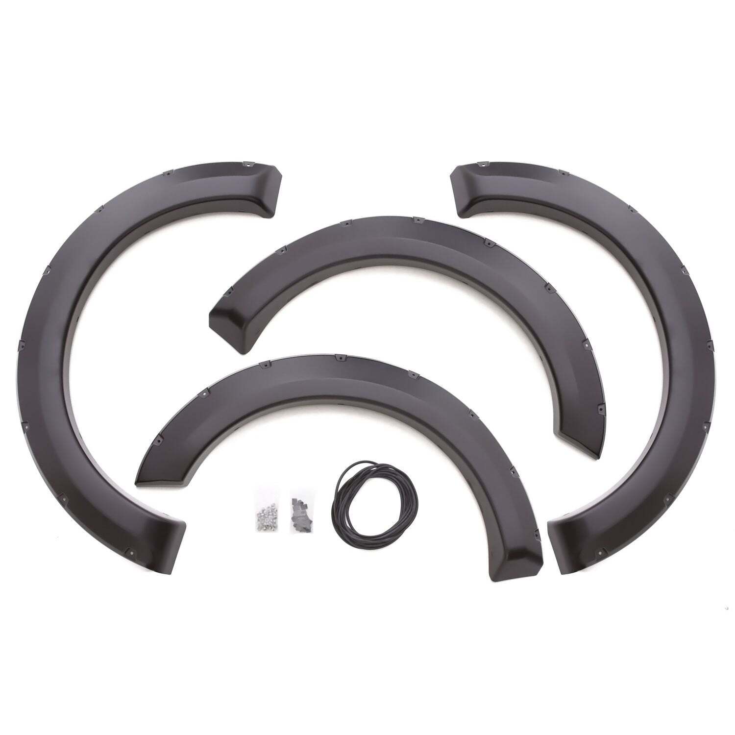 LUND RX-Rivet Style Fender Flares RX313S Flares, Thermoplastic, Black, Smooth, 2.500 in. Width, Ford, Set of 4 thumbnail 5