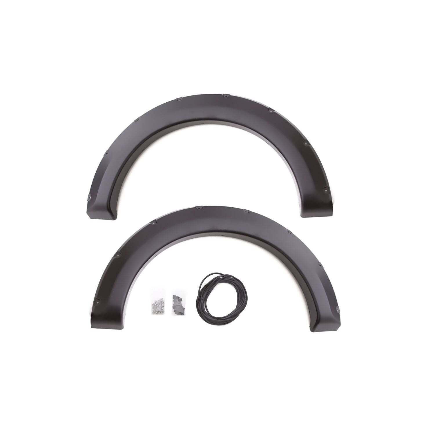 LUND RX-Rivet Style Fender Flares RX314SB Flares, Thermoplastic, Black, Smooth, 2.250 in. Width, Ford, Rear, Pair thumbnail 5