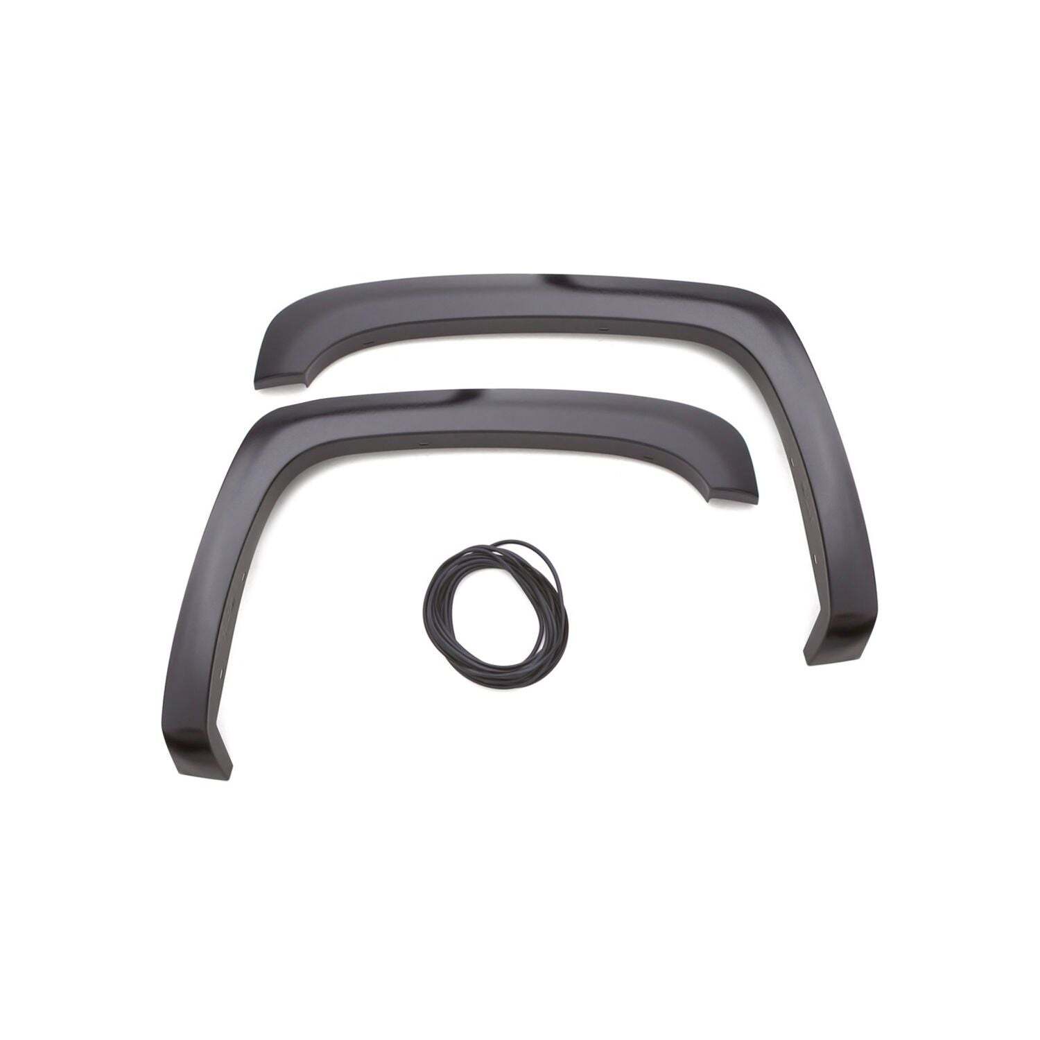 LUND Street Style Fender Flares SX106SA Flares, ABS Plastic, Black, Smooth, 1.250 in. Width, Chevy, Front, Pair thumbnail 5