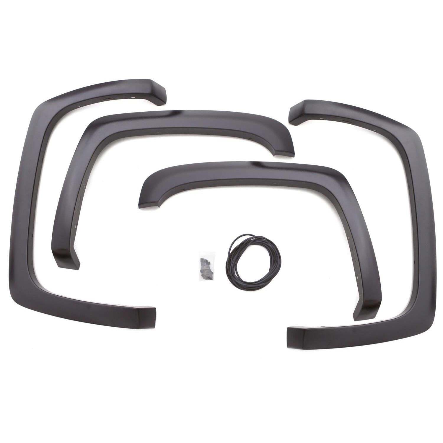 LUND SX-Sport Style Fender Flares SX120T Flares, Style, Front and Rear, Textured Black, ABS Plastic, for Nissan, Set of 4 thumbnail 3