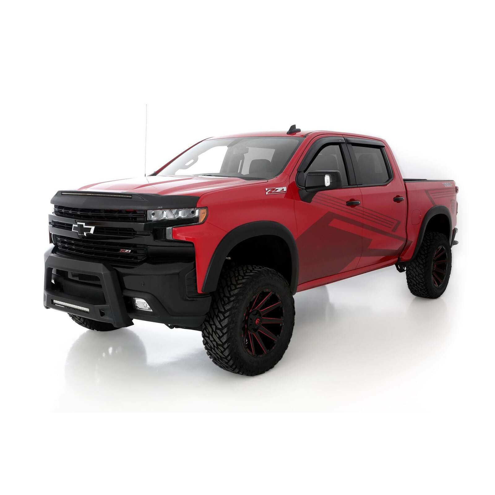 LUND Elite Series SX-Sport Fender Flares for 2019-2021 SILVERADO 1500, 2022 1500 LTD - SX140S Flares, SX Series, Black, Smooth, Plastic, 0.750 in., Front and Rear, Chevrolet, Set of 4 thumbnail 3