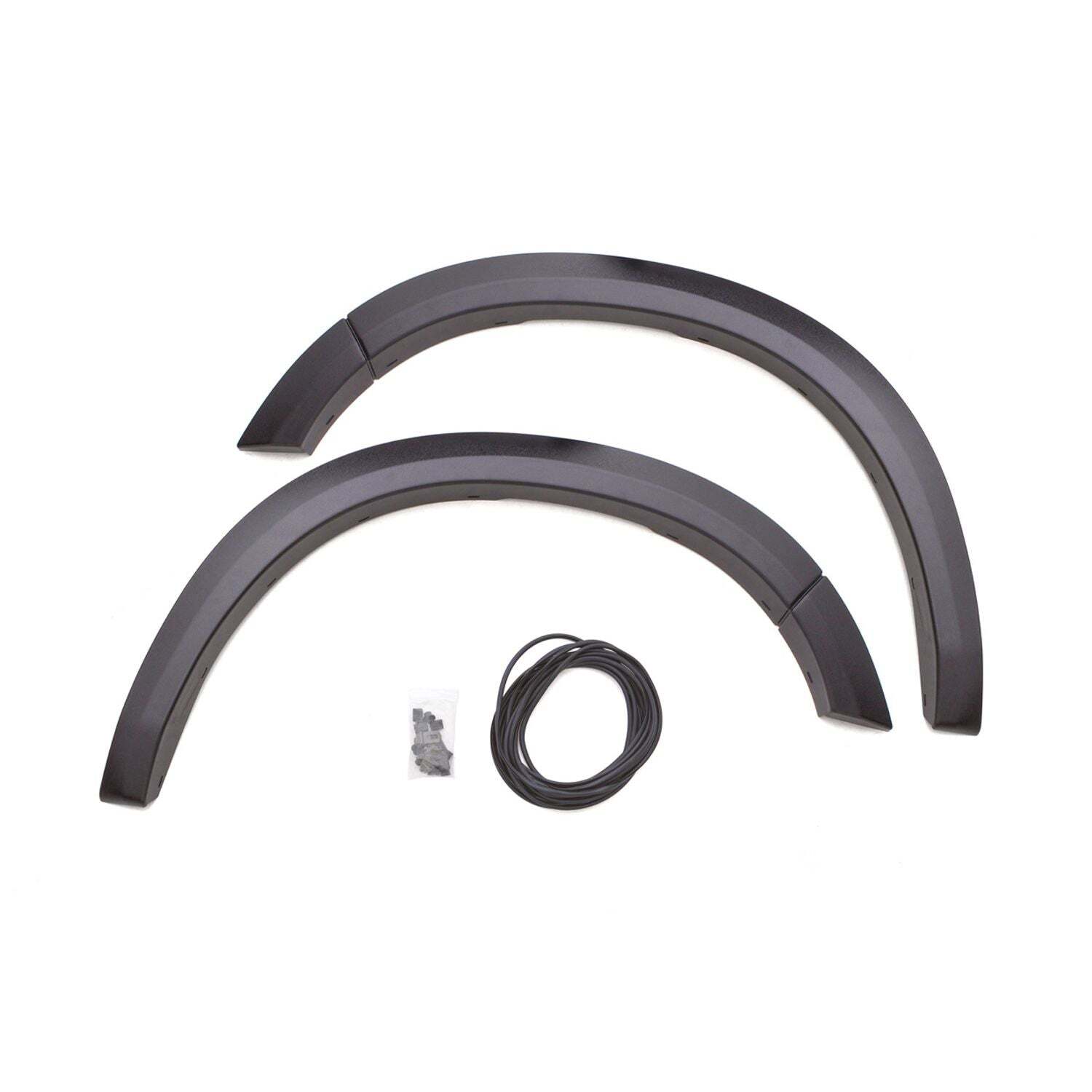LUND Street Style Fender Flares SX203TA Flares, ABS Plastic, Black, Textured, Dodge, Front, Pair thumbnail 5