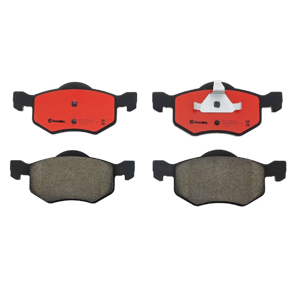 Brembo NAO Ceramic Brake Pads P24056N Pads, Brembo, Ceramic, Integrally Molded, Shims, Ford, Set thumbnail 5