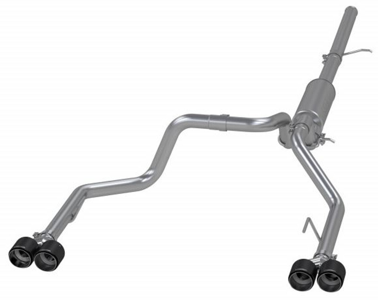 MBRP 19-21 Chevrolet Silverado 1500 5.3L 3in Cat Back w/ 2.5in OD Carbon Fiber Tips - T304 thumbnail 9
