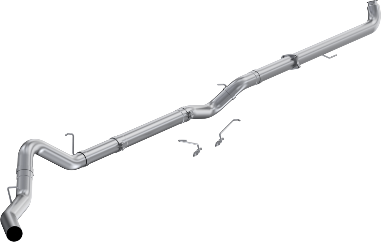 MBRP 01-04 Chevrolet/GMC Silverado/Sierra 2500/3500 6.6L 4in Downpipe-Back Exhaust Single Side Exit thumbnail 6
