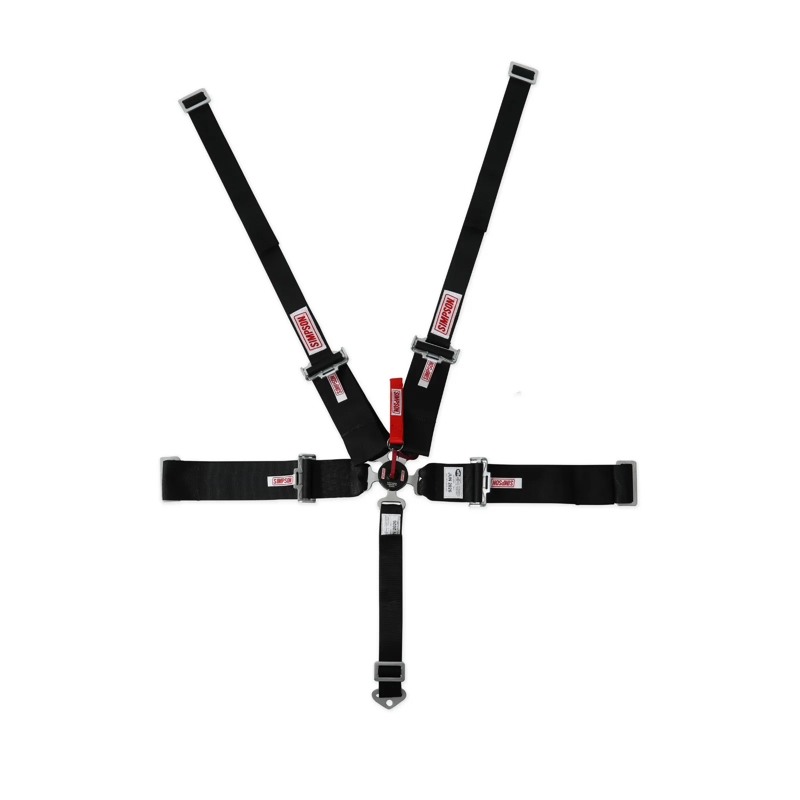 Simpson Racing Harnesses 29112BKH LCL 55" LAP WA 5PT PD HN BLK thumbnail 6