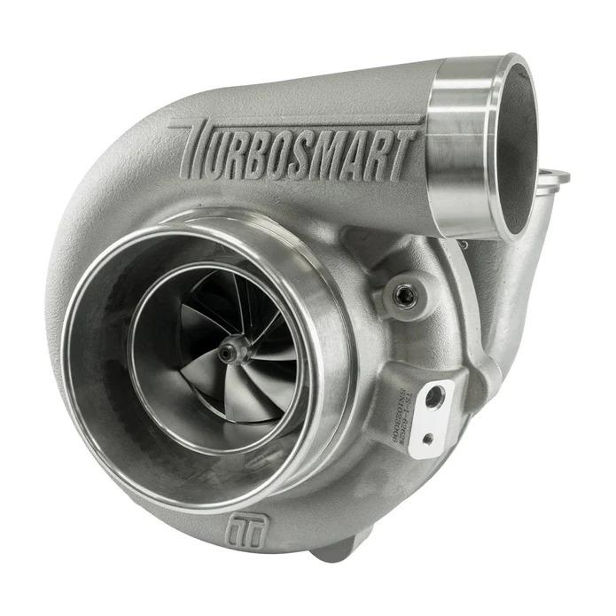 Turbosmart TS-2 Performance Turbochargers TS-2-6466VB082E Turbocharger, 6466, V-band Inlet, 64mm Compressor, 3.000 in. V-Band Outlet, External Wastegate, Ceramic Bearing, Water Cooled, Oil Cooled, Each