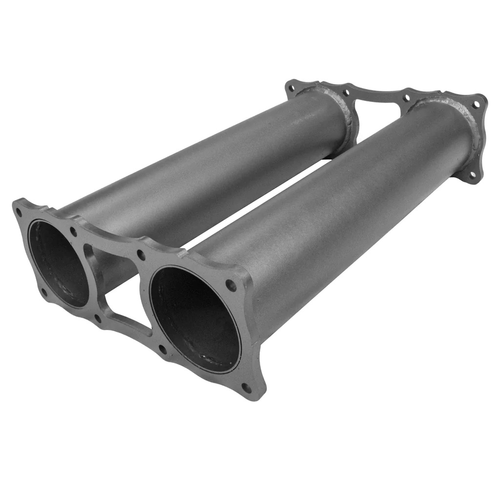 RedBack Exhausts XP00673 RXD 3" Twin Muffler Delete Pipe (LandCruiser