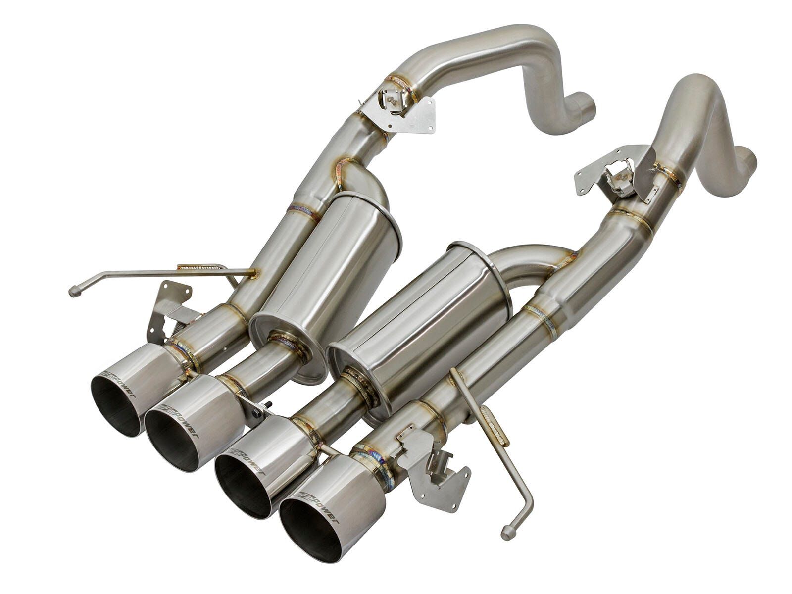 aFe Takeda 2-1/2in 304 SS Axle-Back Exhaust w/Polished Tips 17-20 Honda Civic Sport L4-1.5L (t) thumbnail 8