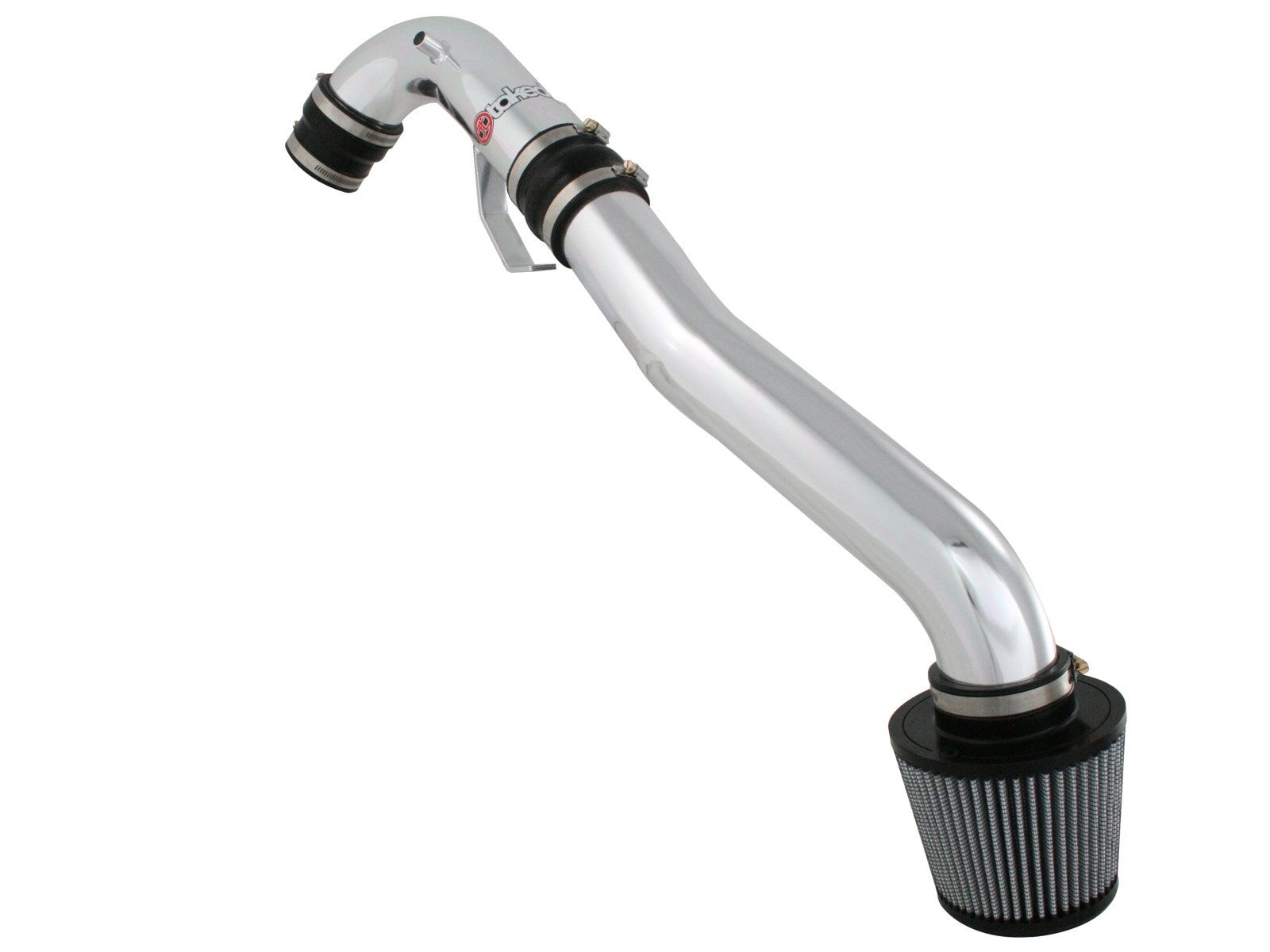 aFe Takeda Attack Stage 2 Pro Dry S Cold Air Intake Systems TA-1003P Kit, S, Clear Anodized Aluminum Tube, Synthetic Filter, Gray, for use on Honda®, 1.5L, Kit