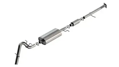 Borla 23-24 Chevrolet Colorado / 23-24 GMC Canyon S-Type Catback Exhaust w/Turndown Tips thumbnail 4