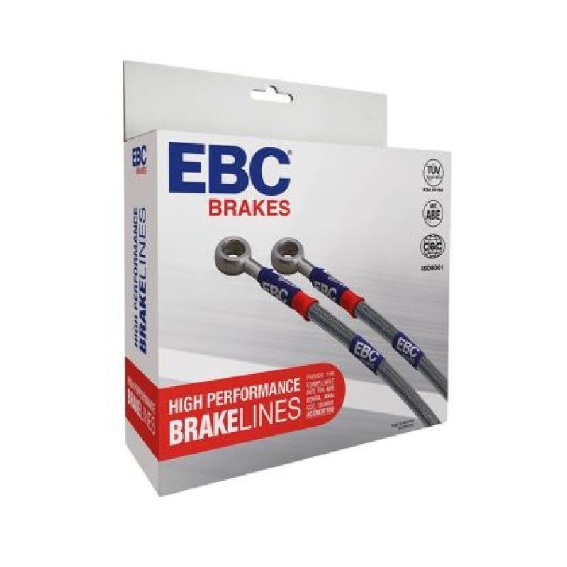 EBC 13-15 Chevrolet Camaro Z/28 7.0L (w/Carbon Ceramic Rotors) Stainless Steel Brake Line Kit thumbnail 8