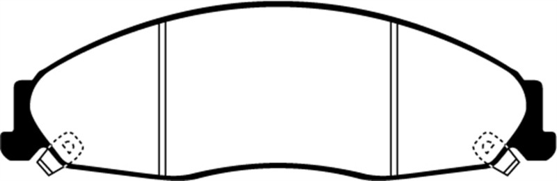 EBC Greenstuff Passenger Car Organic Brake Pads DP21645 Pads, Greenstuff, Organic, Front, Cadillac, Pontiac, Set