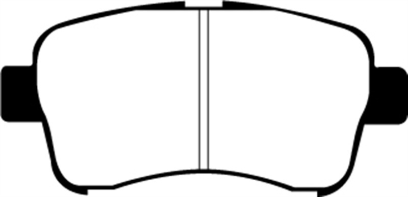 EBC Greenstuff Passenger Car Organic Brake Pads DP21699 Pads, Greenstuff, Organic, Front, Suzuki, Aerio, Set