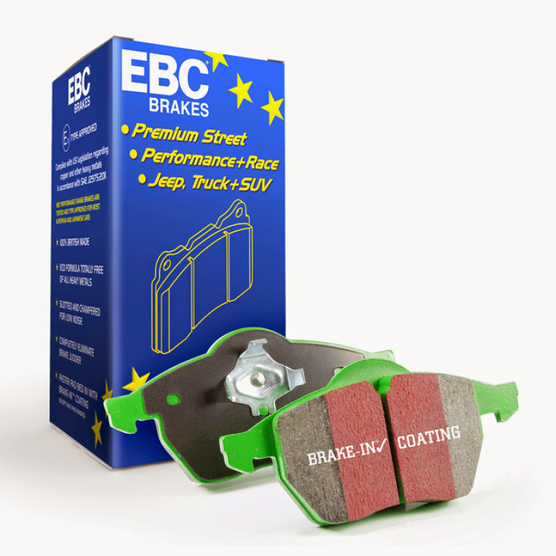 EBC 16-17 Smart Fortwo 0.9T Greenstuff Front Brake Pads thumbnail 7