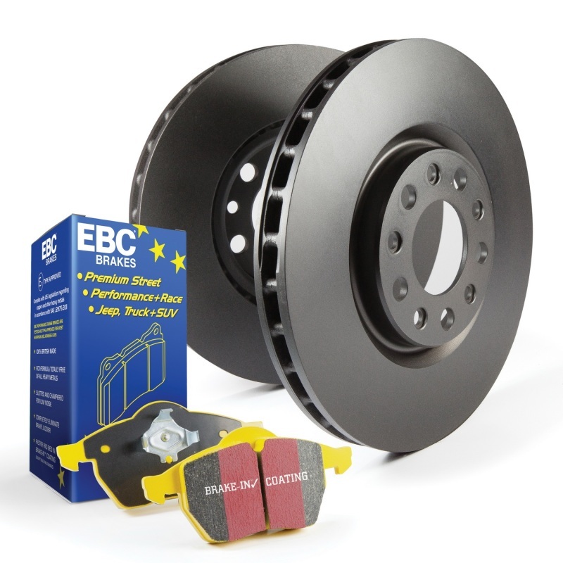 EBC Stage 13 Kits Yellowstuff Brake Pads and RK Rotors for 2014-2015 IS250 - S13KF1762 Disc Pad Rotor Kit thumbnail 2