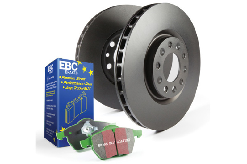 EBC Brakes - Brake Rotor and Pad Combos for 2018-2023 KICKS S14KF1357 Disc Kit