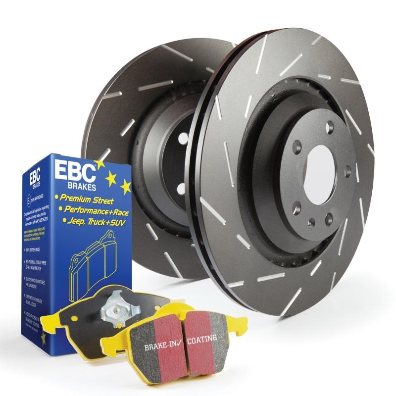 EBC Stage 9 Kits With Yellowstuff Brake Pads and USR Rotors S9KF1163 Disc Pad Rotor Kit thumbnail 2