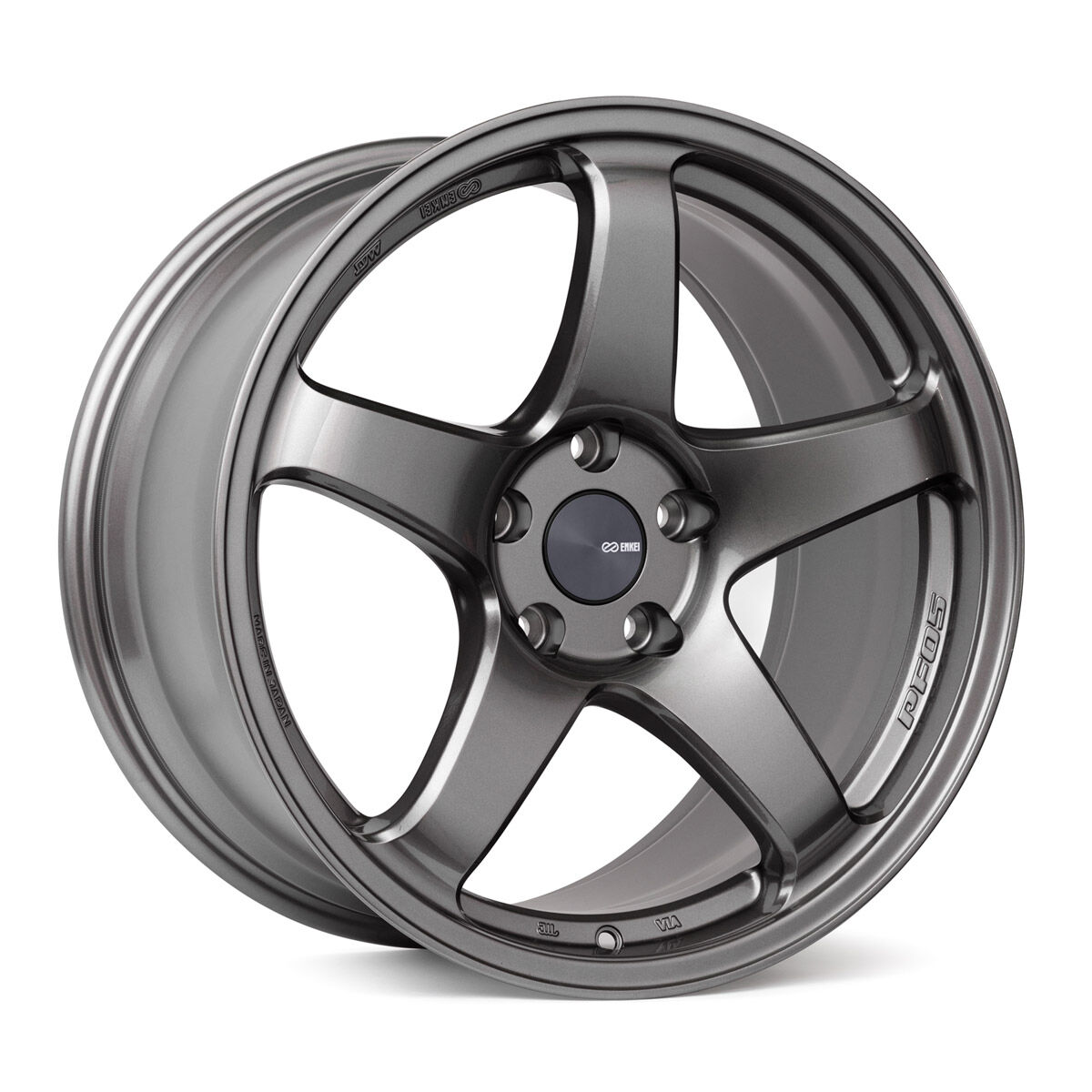 Enkei PF05 18x9 5x114.3 38mm Offset 75mm Bore Gold Wheel
