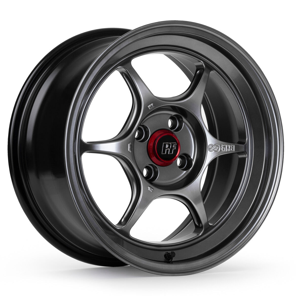 Enkei PF06 17x8.5 5x100 30 Offset 75mm Bore Hypersilver Wheel thumbnail 2