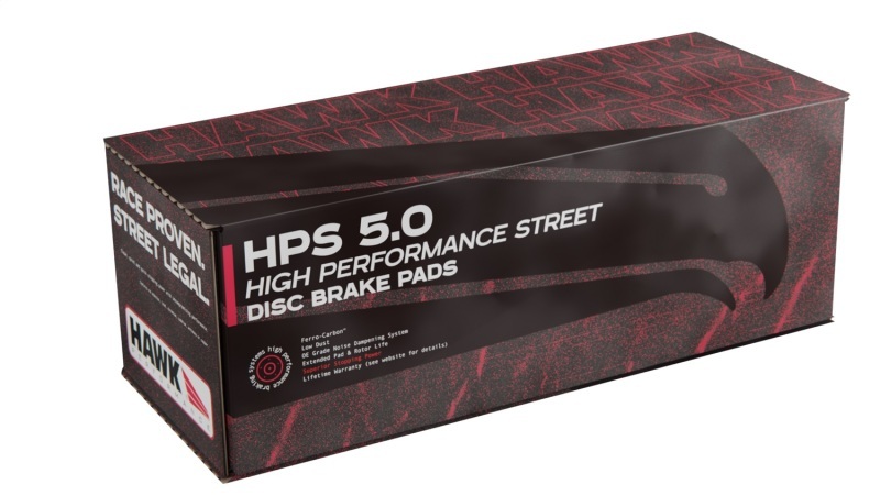 Hawk 92-93 Honda Civic EX 1.6L / Acura Integra GS/LS/RS 1.8L HPS 5.0 Street Brake Pads - Front thumbnail 6