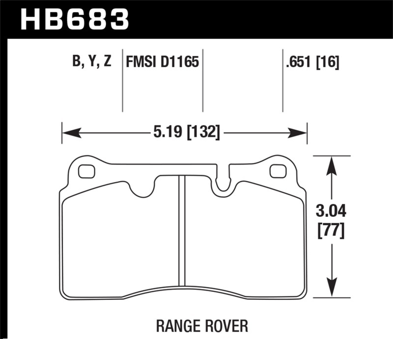 Hawk Performance HPS 5.0 Brake Pads HB683B.651