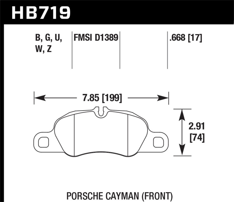 Hawk Performance DTC 80 Brake Pads HB719Q.668 DTC-80