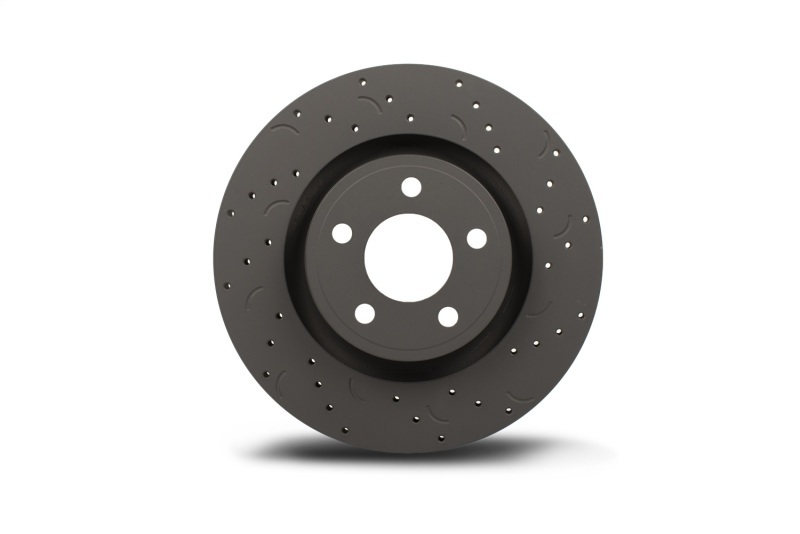 Hawk Performance Talon Brake Rotors HTC4089 Rotors, Talon, Cross-drilled and Slotted Surface, Iron, Gray Geomet Coated, 12.55 in. O.D., Rear, Cadillac, Pair thumbnail 2