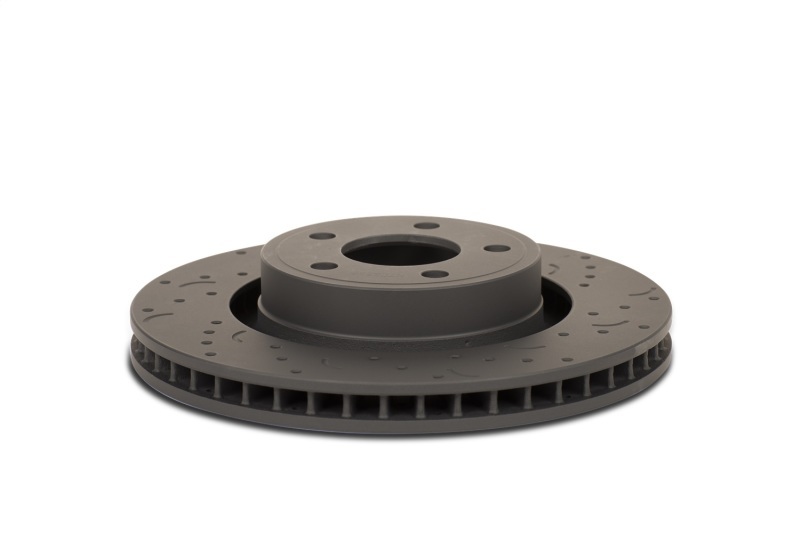 Hawk Performance Talon Brake Rotors HTC5375 Rotors, Talon, Iron, Gray Geomet Coated, Front, Cadillac, Pair