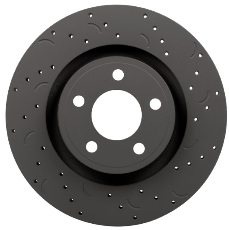 Hawk Talon 18-20 Jeep Wrangler / 2020 Gladiator Drilled And Slotted Front Brake Rotor Set thumbnail 8