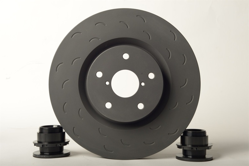 Hawk Performance Talon Brake Rotors HTS4050 Rotor, Talon, Vented, Slotted Surface, Iron, Gray Geomet Coated, Ford, Front, Pair